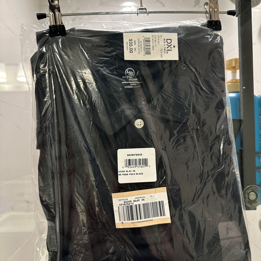 Harbor Bay Black Polo Shirt